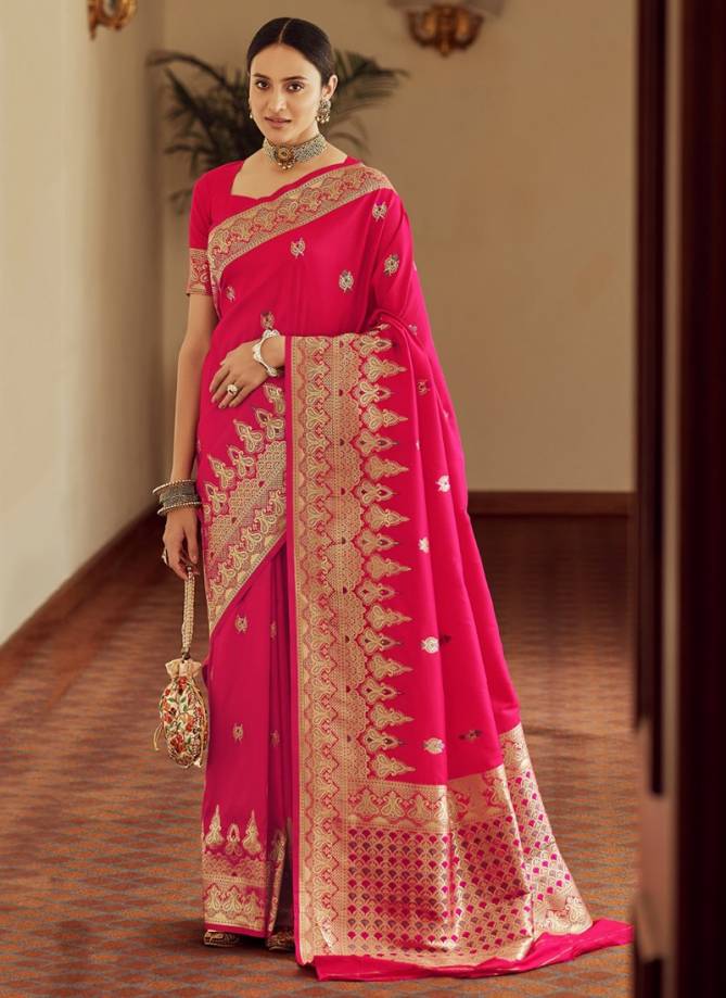 Rajyog Anubhuti Weaving Heavy Festive Wear Silk Latest Designer Saree Collection